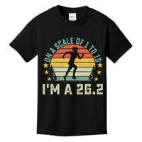 On A Scale Of 1 To 10 Im A 26.2 Marathons Finisher Running Kids T-Shirt