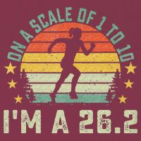 On A Scale Of 1 To 10 Im A 26.2 Marathons Finisher Running 16oz Travel Tumbler