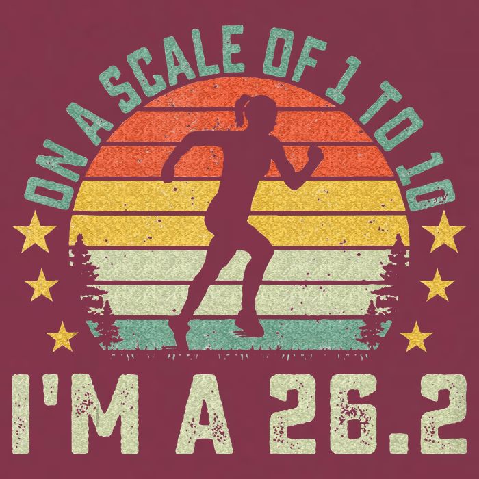 On A Scale Of 1 To 10 Im A 26.2 Marathons Finisher Running 16oz Travel Tumbler