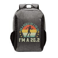 On A Scale Of 1 To 10 Im A 26.2 Marathons Finisher Running Vector Backpack