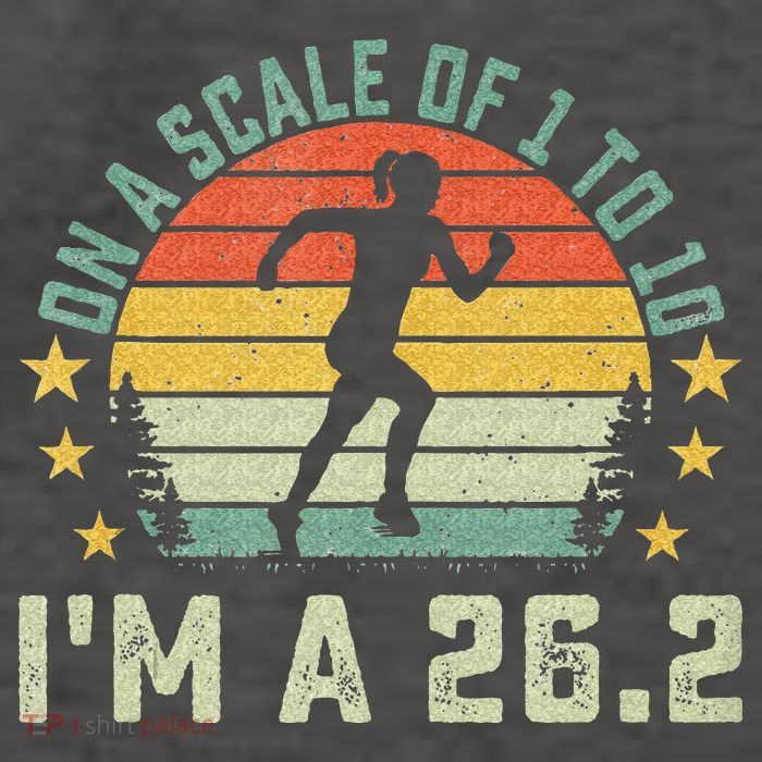 On A Scale Of 1 To 10 Im A 26.2 Marathons Finisher Running Vector Backpack