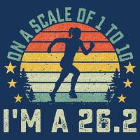 On A Scale Of 1 To 10 Im A 26.2 Marathons Finisher Running Infant Baby Jersey Bodysuit