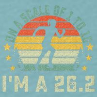 On A Scale Of 1 To 10 Im A 26.2 Marathons Finisher Running Sueded Cloud Jersey T-Shirt