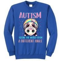 Opossum Autism Seeing World Different Angle Awareness Gift Sweatshirt