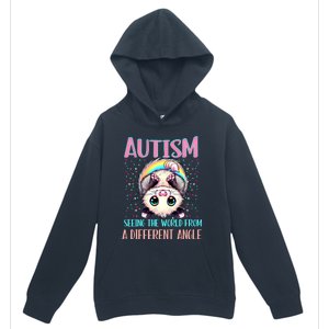 Opossum Autism Seeing World Different Angle Awareness Gift Urban Pullover Hoodie