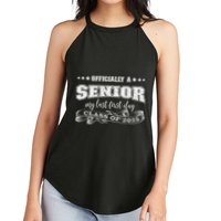 Officially A Senior My Last First Day Class Of 2025 Women's Perfect Tri Rocker Tank