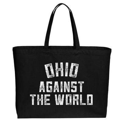 Ohio Against The Worldt Cotton Canvas Jumbo Tote