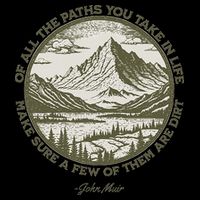 Of All The Paths You Take In Life John Muir Quote 16oz Travel Tumbler