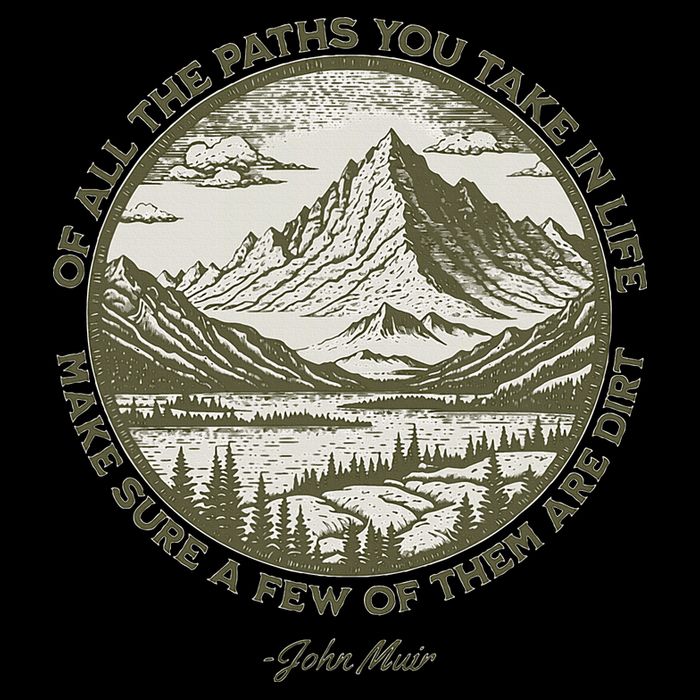 Of All The Paths You Take In Life John Muir Quote 16oz Travel Tumbler