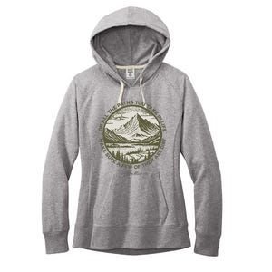 Of All The Paths You Take In Life John Muir Quote Women's Fleece Hoodie