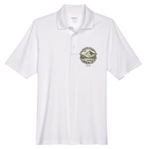 Of All The Paths You Take In Life John Muir Quote Men's Origin Performance Pique Polo