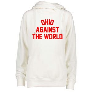 Ohio Against The World Womens Funnel Neck Pullover Hood