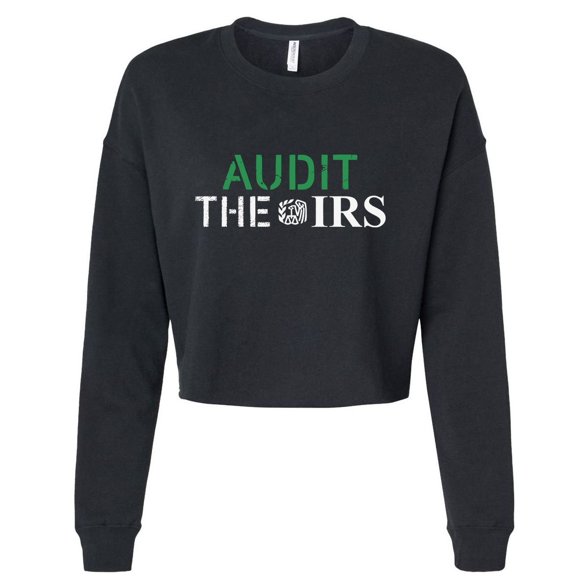 Okeefe Audit The Irs Cropped Pullover Crew