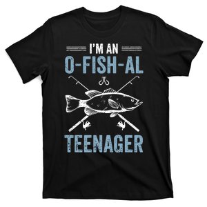 O'Fishally A Teenager 13th Birthday Fishing Fisherman Gifts T-Shirt