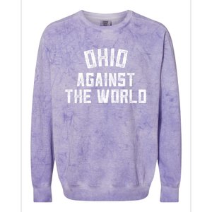 Ohio Against The World Colorblast Crewneck Sweatshirt