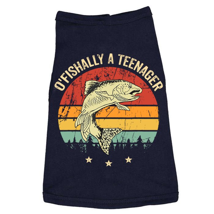 OFishally A Teenager 13th Birthday Fishing Fisherman Doggie Tank