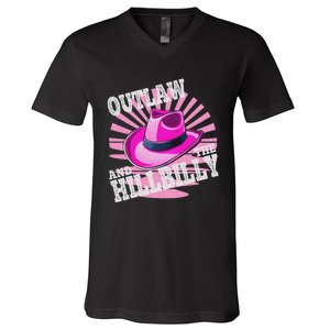 Outlaw And The Hillbilly 2024 Cowboy V-Neck T-Shirt