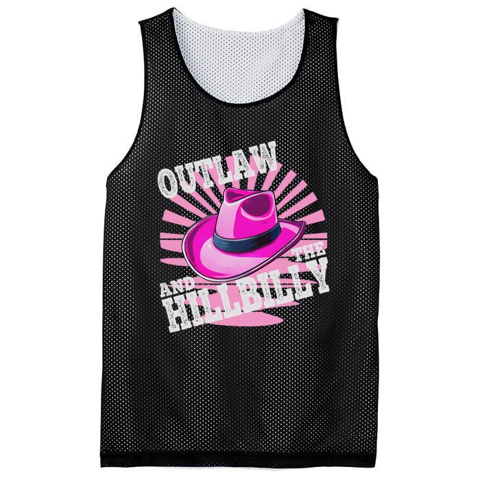 Outlaw And The Hillbilly 2024 Cowboy Mesh Reversible Basketball Jersey Tank