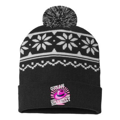 Outlaw And The Hillbilly 2024 Cowboy USA-Made Snowflake Beanie