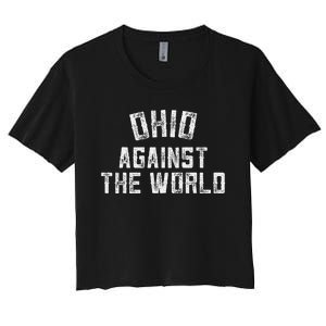 Ohio Against The World Women's Crop Top Tee