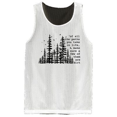 Of All The Paths You Take Mesh Reversible Basketball Jersey Tank