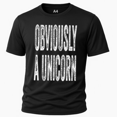 Obviously A Unicorn Funny Unicorn Squad Security Funny Performance Shirt