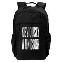 Obviously A Unicorn Funny Unicorn Squad Security Funny Backpack