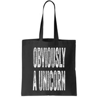 Obviously A Unicorn Funny Unicorn Squad Security Funny Bag