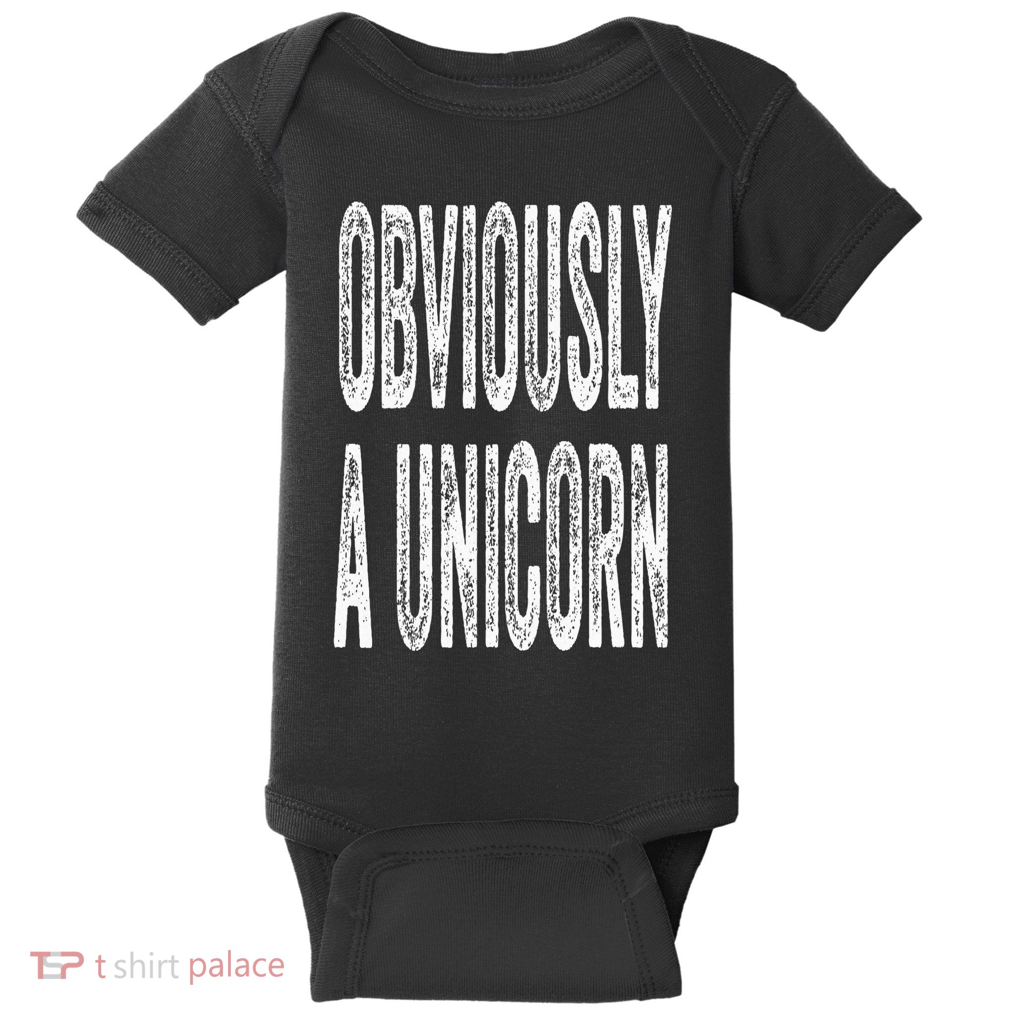 Obviously A Unicorn Funny Unicorn Squad Security Funny Baby Bodysuit