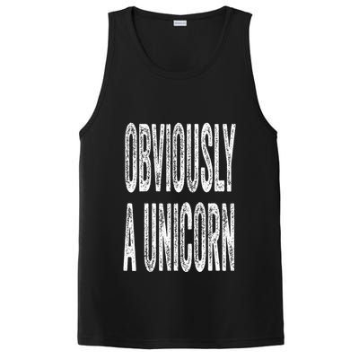 Obviously A Unicorn Funny Unicorn Squad Security Funny PosiCharge Competitor Tank