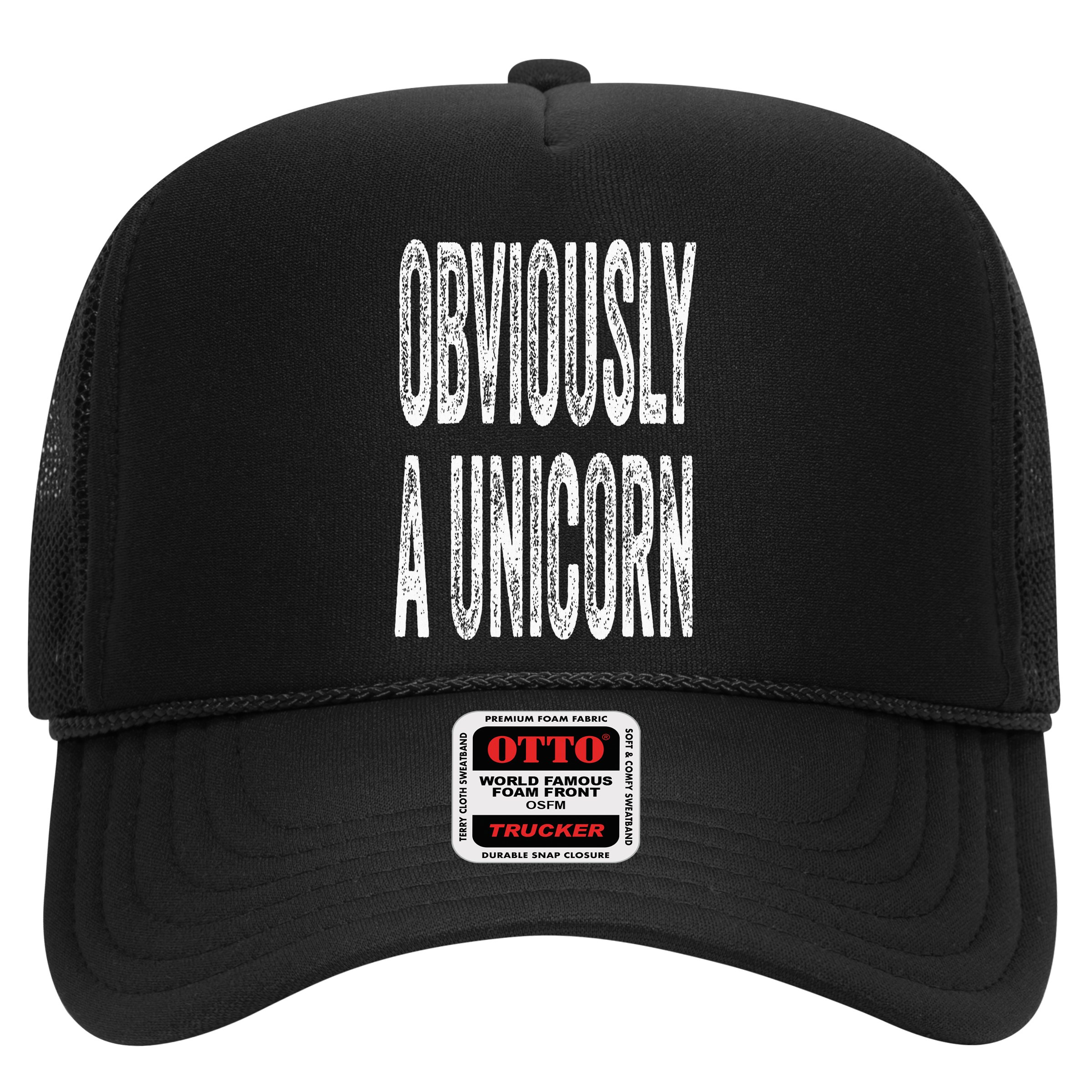 Obviously A Unicorn Funny Unicorn Squad Security Funny Trucker Hat
