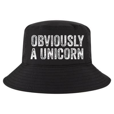 Obviously A Unicorn Funny Unicorn Squad  Cool Comfort Performance Bucket Hat