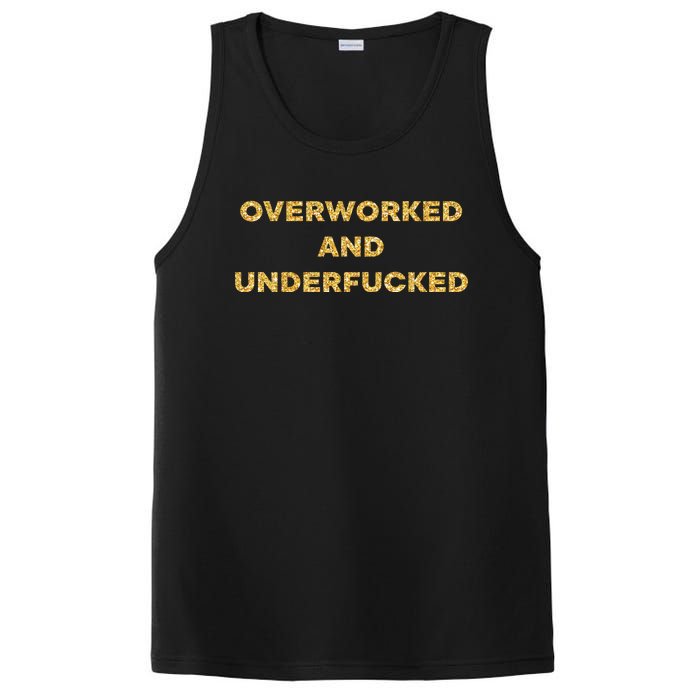 Overworked And Underfucked PosiCharge Competitor Tank