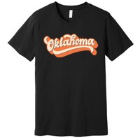 Oklahoma America USA State Retro Premium T-Shirt