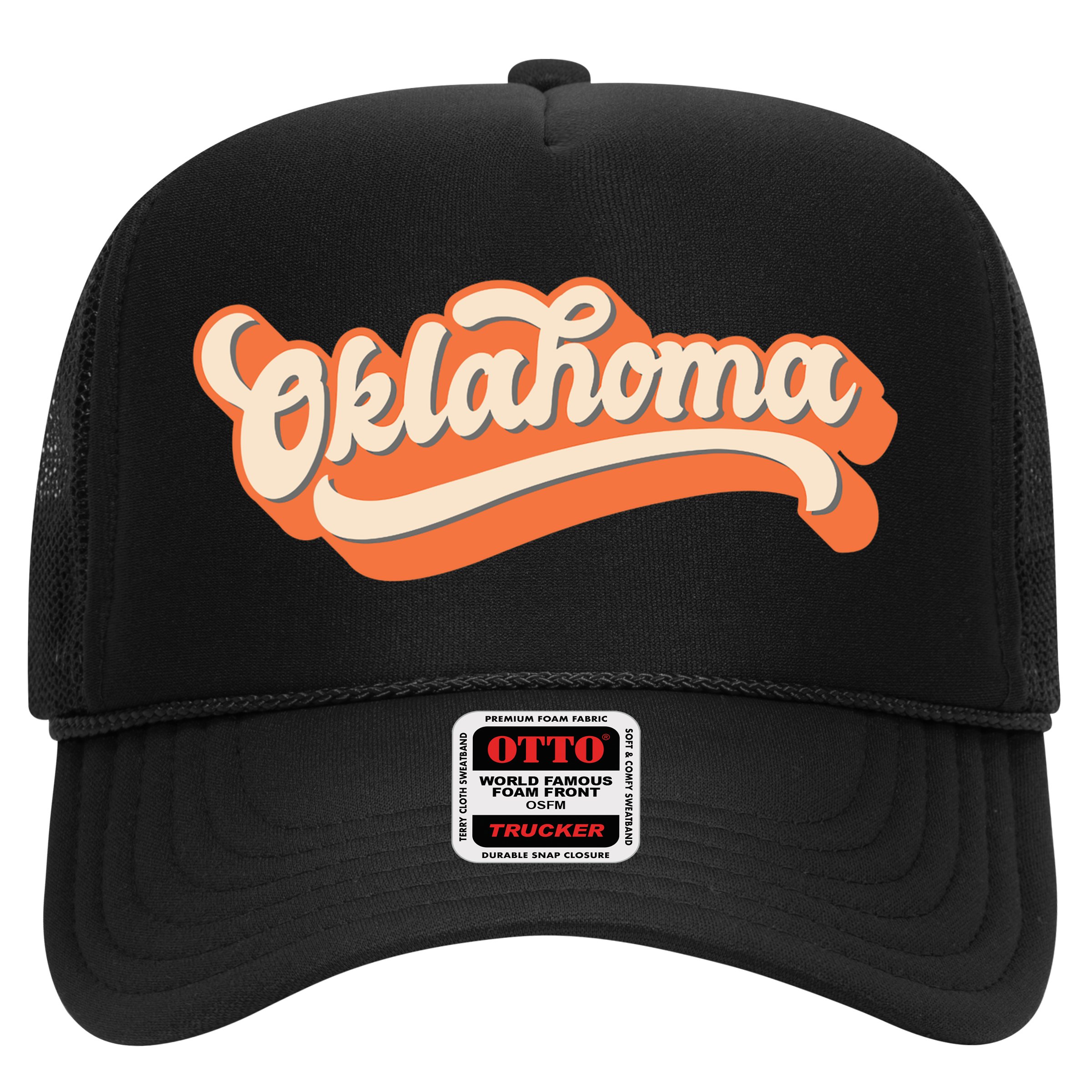 Oklahoma America USA State Retro Hat