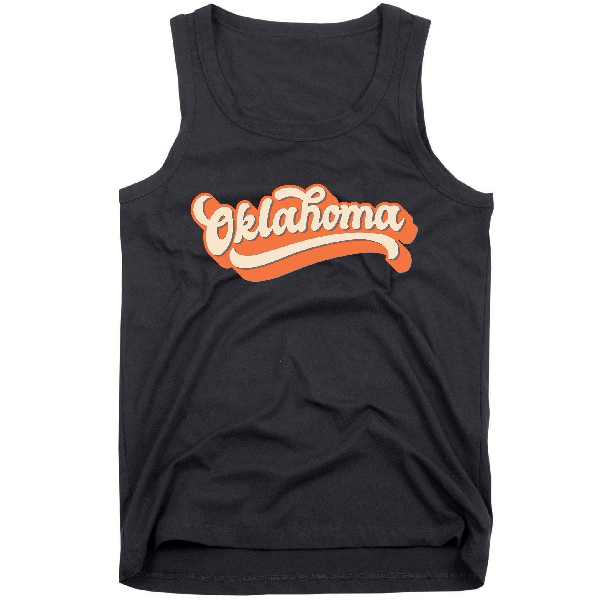 Oklahoma America USA State Retro Tank Top