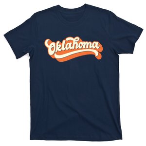 Oklahoma America Usa State Retro T-Shirt