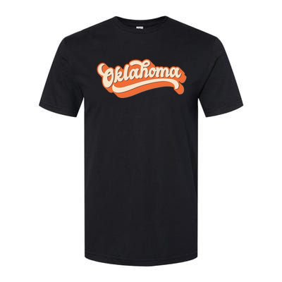 Oklahoma America Usa State Retro Softstyle® CVC T-Shirt