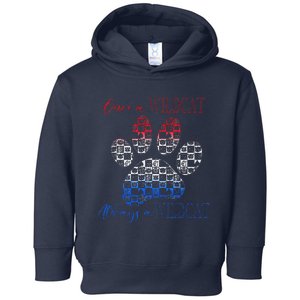 One A Wildcats Always In A Paw Print Toddler Hoodie