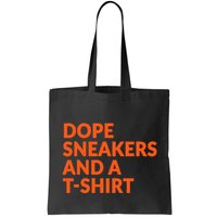 Orange And White Dope Sneakers And A Bag