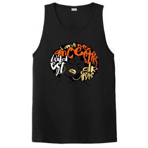 Orange Ancestors Wildest Dreams Gift Black Magic Afro Funny Gift PosiCharge Competitor Tank