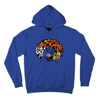 Orange Ancestors Wildest Dreams Gift Black Magic Afro Funny Gift Hoodie