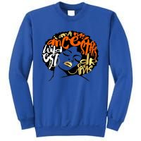 Orange Ancestors Wildest Dreams Gift Black Magic Afro Funny Gift Sweatshirt