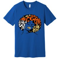 Orange Ancestors Wildest Dreams Gift Black Magic Afro Funny Gift Premium T-Shirt