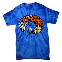 Orange Ancestors Wildest Dreams Gift Black Magic Afro Funny Gift Tie-Dye T-Shirt