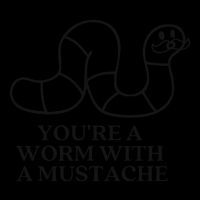 Oure A Worm With A Mustache Anderpump Rules 16oz Travel Tumbler