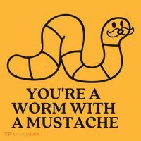 Oure A Worm With A Mustache Anderpump Rules Pom Pom 12in Knit Beanie