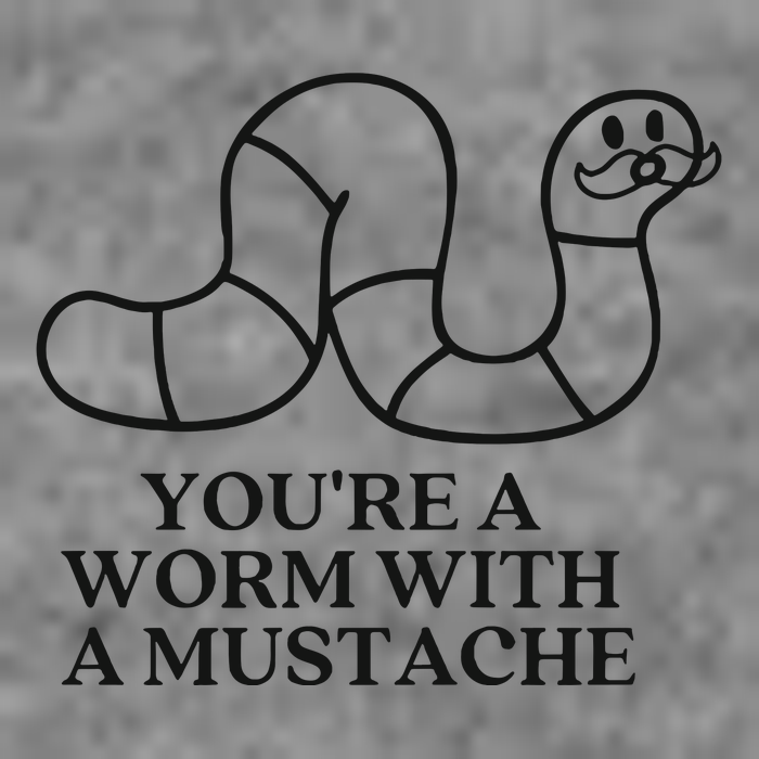 Oure A Worm With A Mustache Anderpump Rules Toddler Sweatshirt