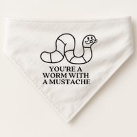 Oure A Worm With A Mustache Anderpump Rules USA-Made Doggie Bandana