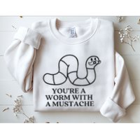 Oure A Worm With A Mustache Anderpump Rules Sweatshirt